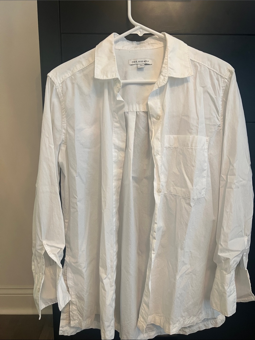 Long-Sleeve White Button-Down Shirt by A.P.C.